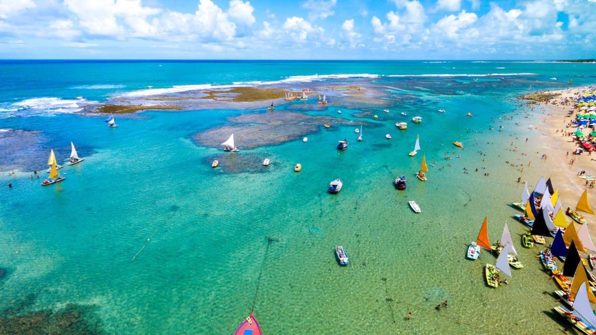 Flat Mar & Sol - Para 6 Pessoas Apartman Pôrto das Galinhas Kültér fotó